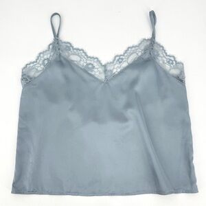 Forever 21 Satin Lace Trim Camisole Top Cami M‎